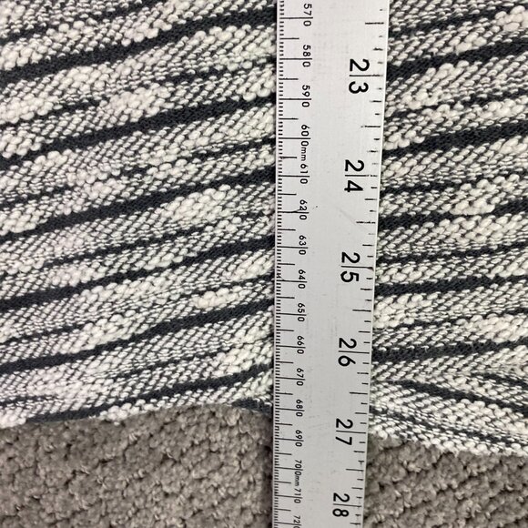 Kuhl Women's Cardigan Sweater Open Front Asymmetrical Gray Striped Marled Medium - Picture 8 of 12